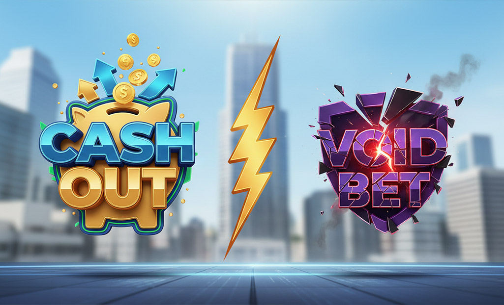 Differences Cash Out and Void Bet