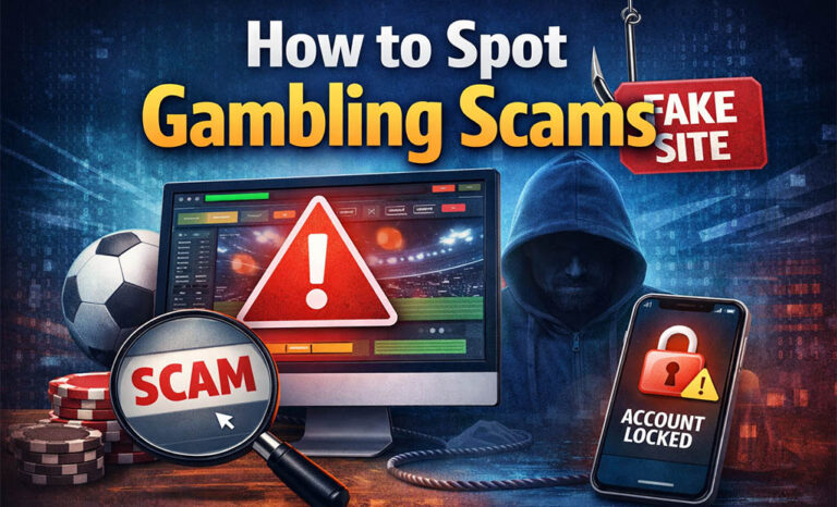 How to spot gambling scams online with warning signs, fake betting sites, and security alerts