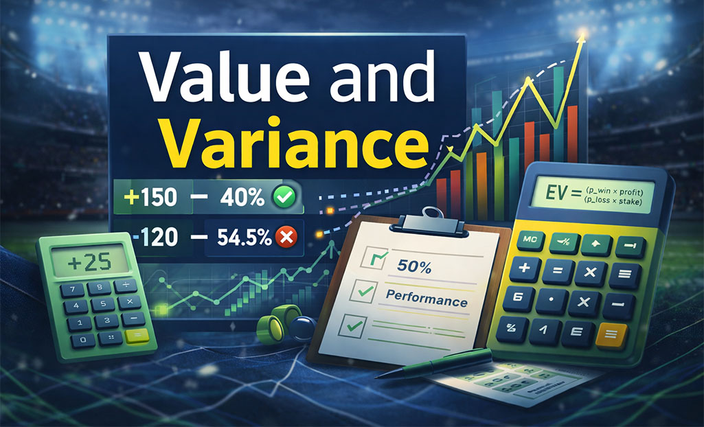 Expected value and variance in sports betting explained with odds, probability, and decision-making concepts
