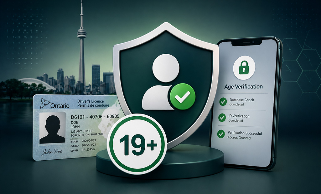 Ontario betting age verification 19+ ID check