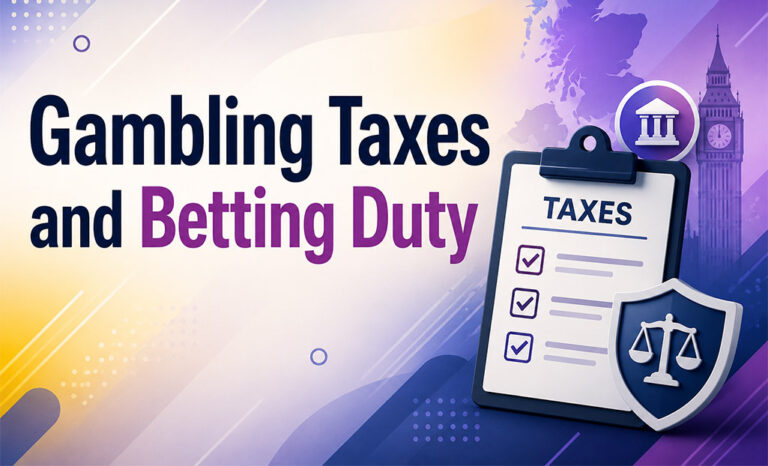 Gambling Taxes UK and Betting Duty illustration