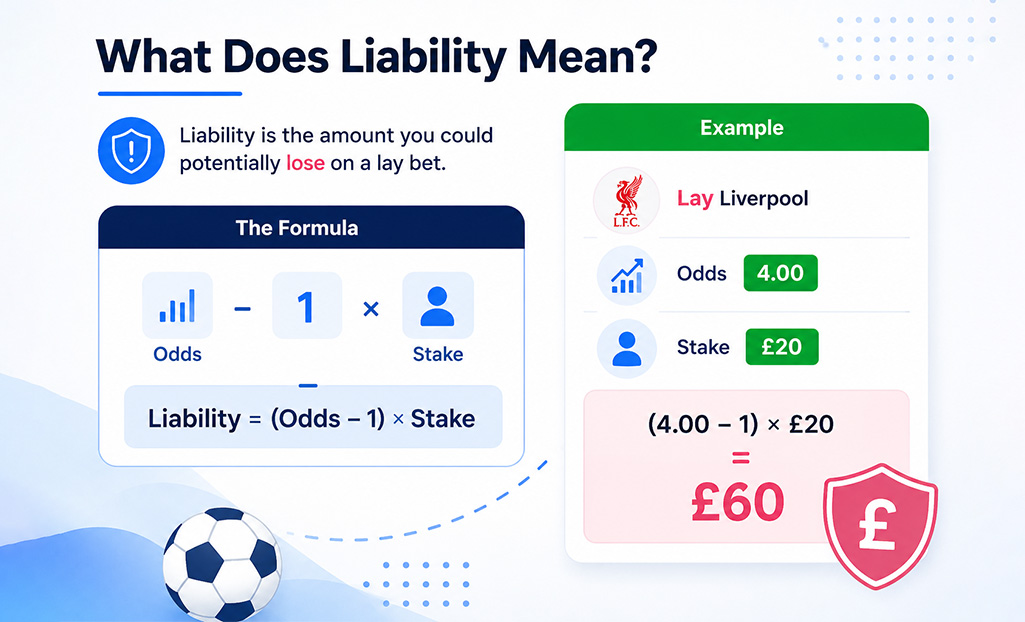 What liability means in lay betting