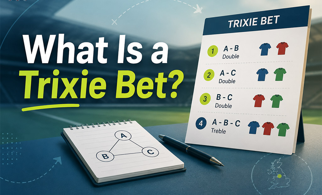 Trixie Bet with three doubles and one treble